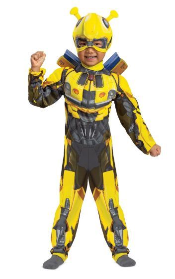Bumblebee T7 Movie Toddler Muscle Costume, Size: S(2T)