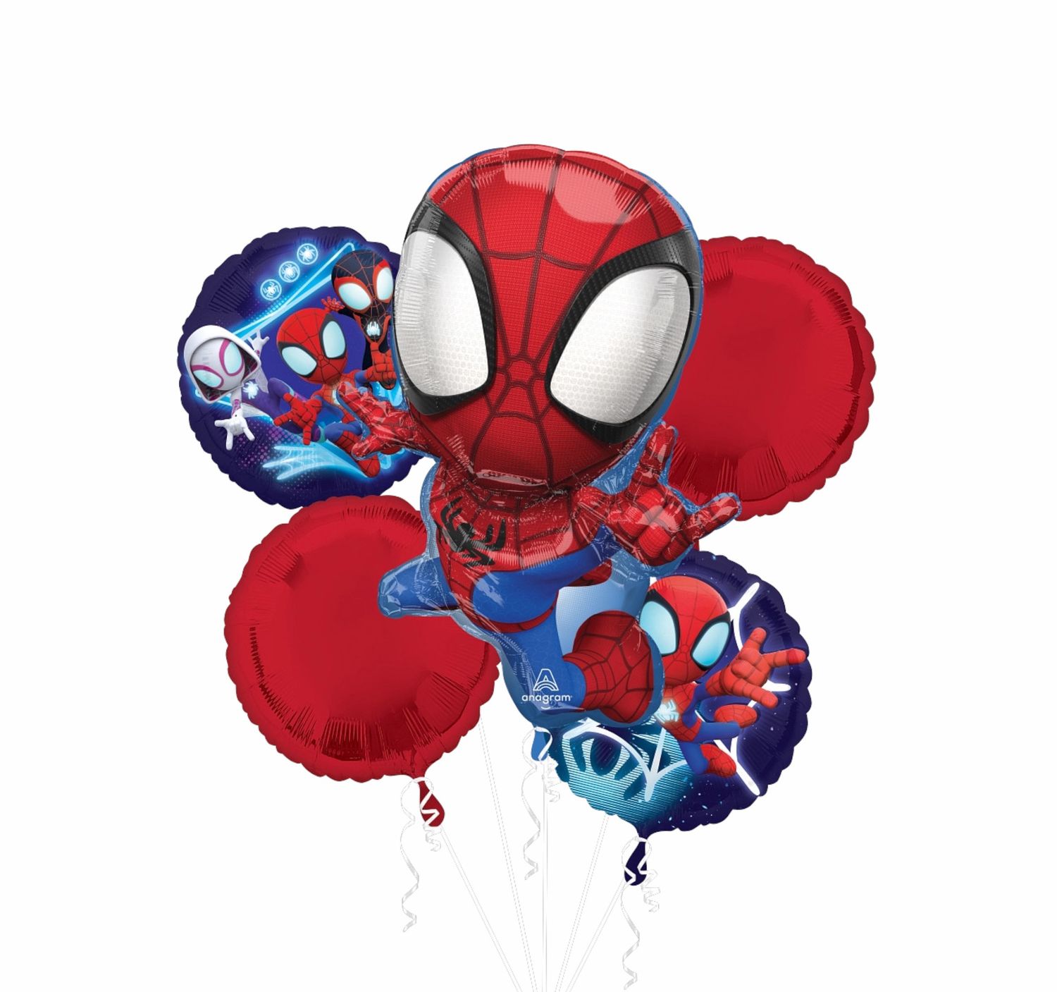 Spidey and Amazing Friends Balloon Bouquet – 5 pcs