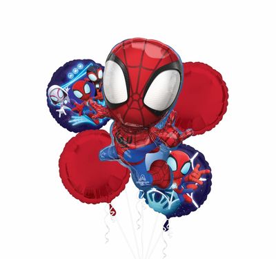 Spidey and Amazing Friends Balloon Bouquet – 5 pcs