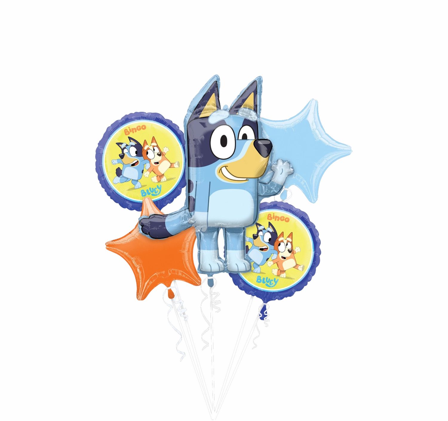 Bluey Balloon Bouquet – 5 pcs