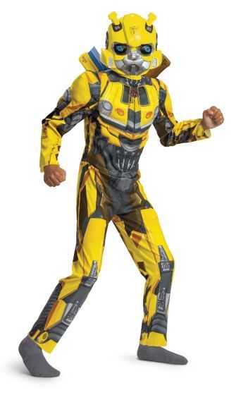 Bumblebee T7 Movie Classic Muscle Costume, Size: S(4-6)