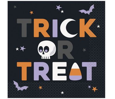 Halloween Night &quot;Trick or Treat&quot; Luncheon Napkins – 16ct