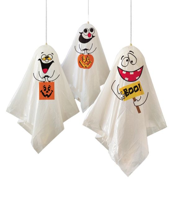Ghost Hanging Decorations – 3ct