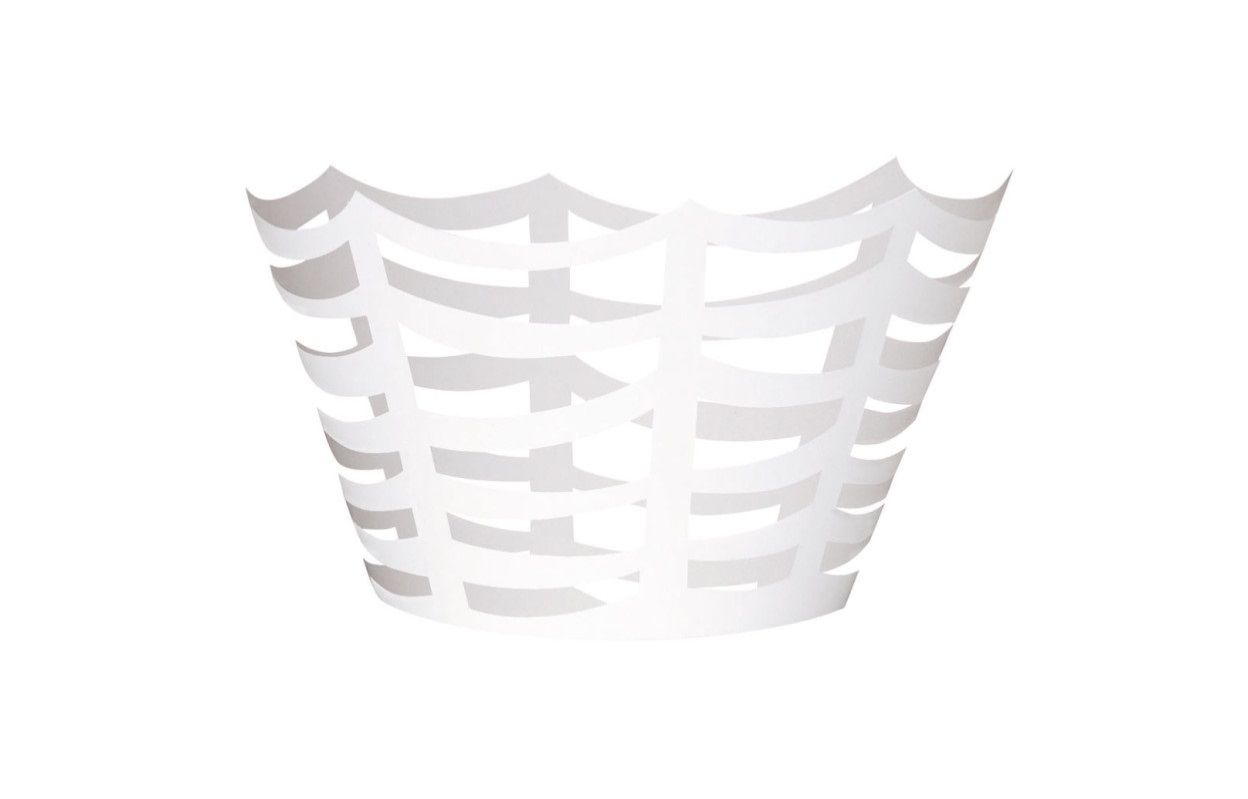 Die Cut White Spider Cupcake Wrappers  12ct