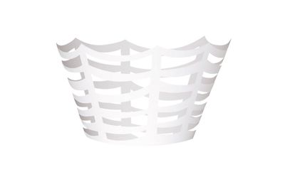 Die Cut White Spider Cupcake Wrappers  12ct