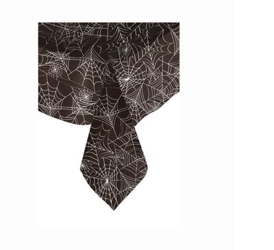 Spider Web Rectangular Plastic Table Cover  54&quot; x 84&quot;