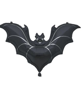 Black Bat Giant Shaped Foil Balloon – 32&quot;