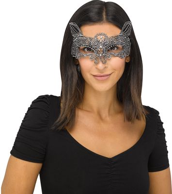 Gothic Lace Cat Mask
