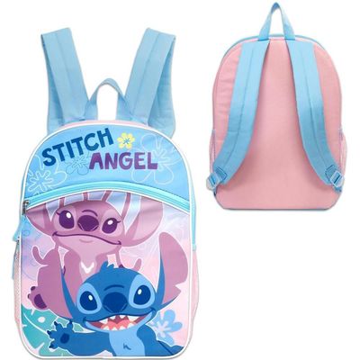 Stitch &amp; Angel  16" Backpack with 1 front pocket