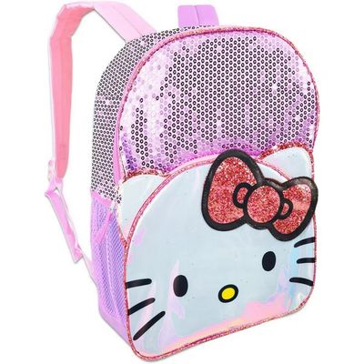 Hello Kitty 16&quot; Backpack with Sequins