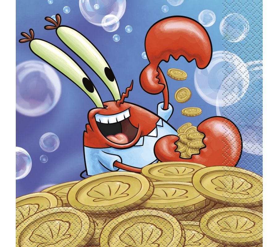 SpongeBob SquarePants Luncheon Napkins  16 per pack