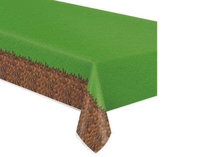 Minecraft Rectangular Plastic Table Cover  54&quot; x 84&quot;