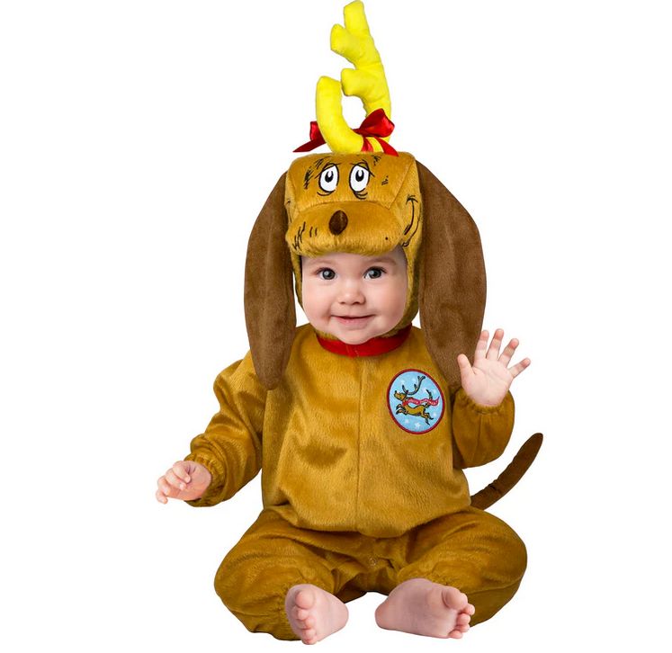 Dr. Seuss Max Costume infant, INSPIRIT SIZE: XS(0-6M)