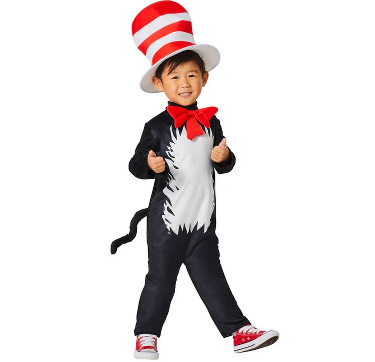 Toddler Dr. Seuss The Cat in the Hat Costume, INSPIRIT SIZE: 2T