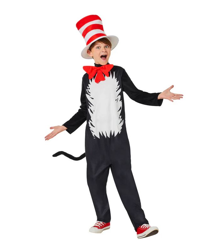 Youth Dr. Seuss The Cat in the Hat Costume, INSPIRIT SIZE: S