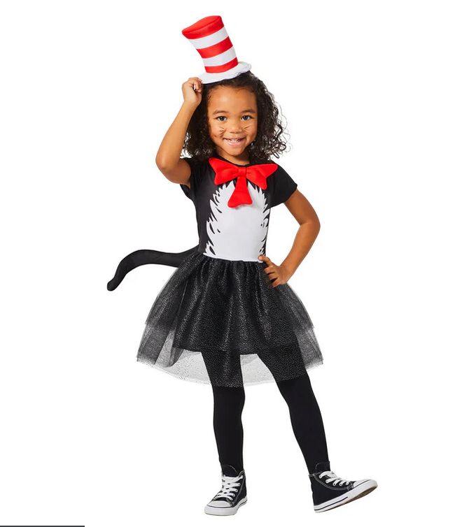 Dr. Seuss The Cat in the Hat Costume, INSPIRIT SIZE: 2T