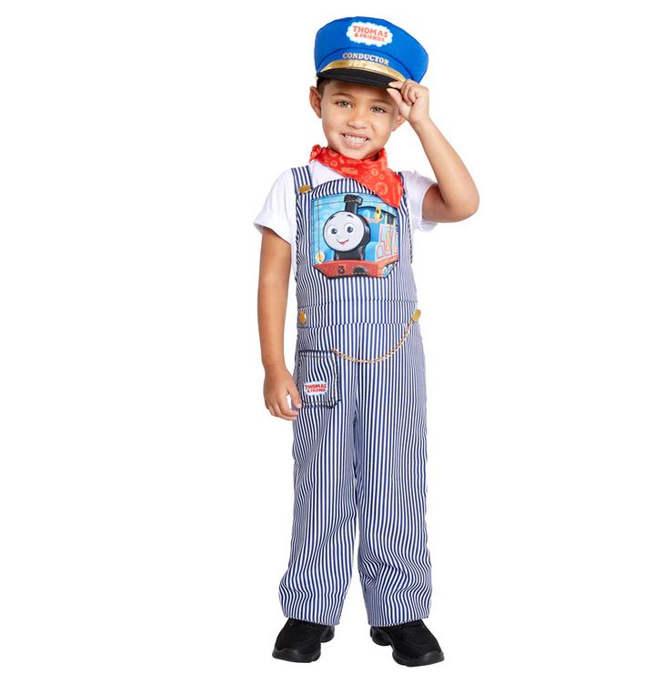 Toddler Thomas &amp; Friends Conductor Costume, INSPIRIT SIZE: XS(3T-4T)