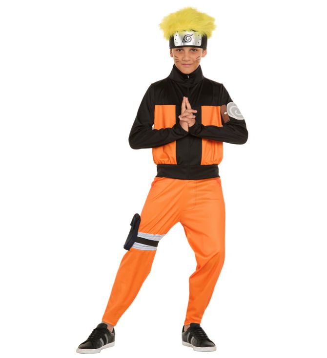 Child Naruto Shippuden Naruto Costume, INSPIRIT SIZE: M