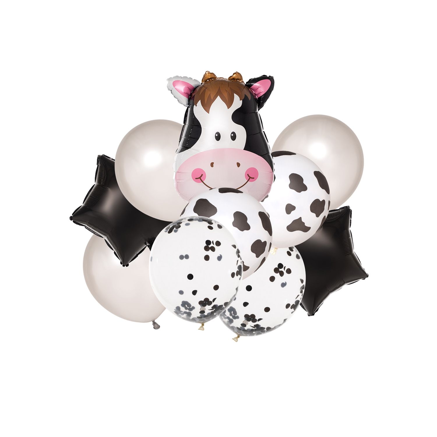 Cow Balloon Bouquet kit – 10pcs