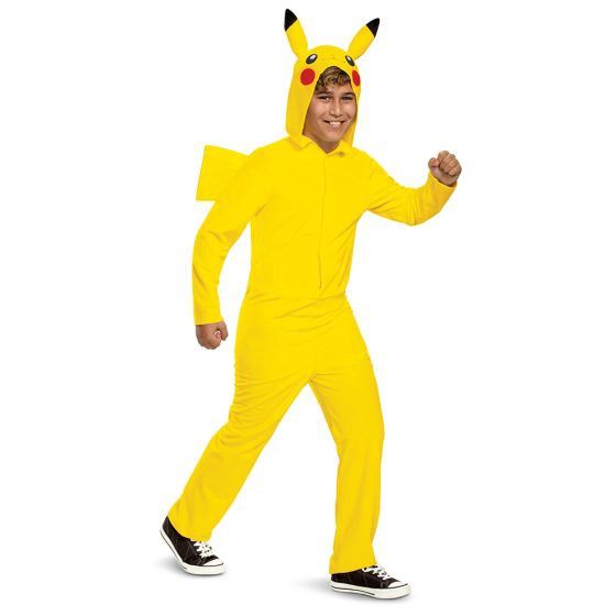 Pikachu Hooded Jumpsuit Classic, Size: S(4-6)