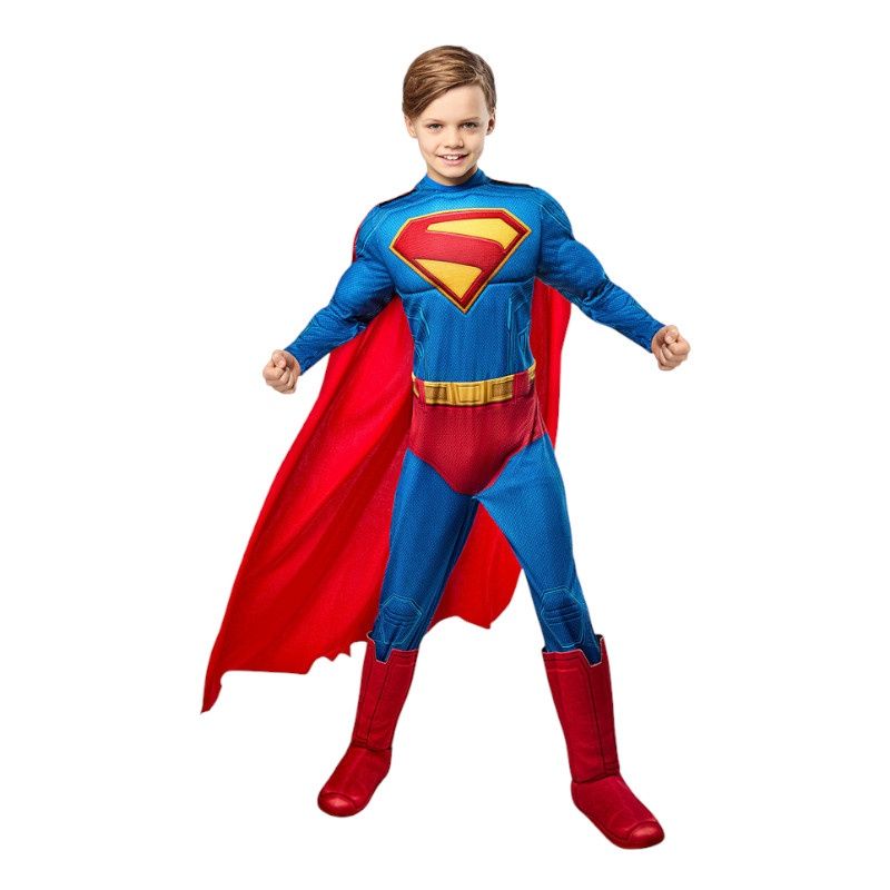 Superman Deluxe Kids Costume, Rubies Size: XS