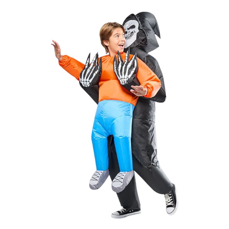 Grim Reaper Abduction Kids Inflatable Costume