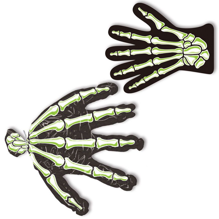Skeleton Hand Treat Bags – 9&quot; x 11&quot;