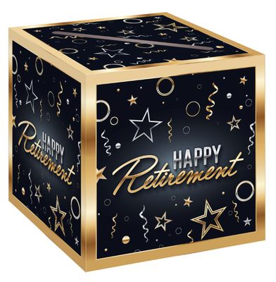 Happy Retirement Card Box – 9&quot; x 9&quot;