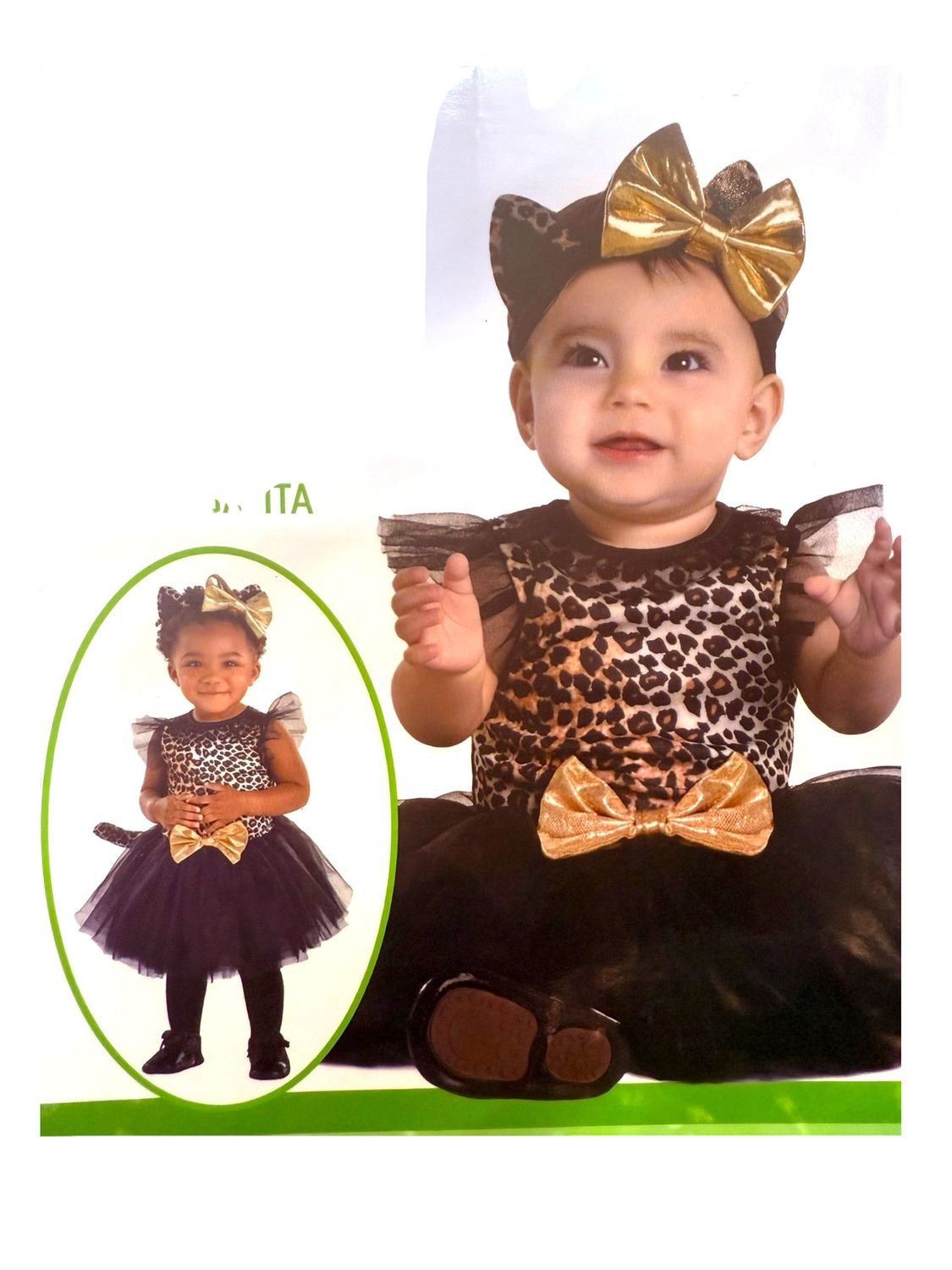 Cute Cat Infant/Toddler Costume – 4 Piece Set, SIZE CHECK: 6-12M