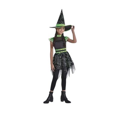 Kids&#39; Midnight Witch Glow-in-the-Dark Costume