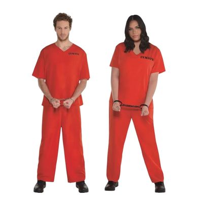 Adult Orange Prisoner Costume