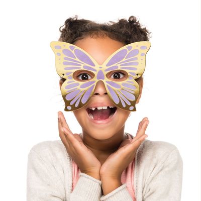 Butterfly Shimmer Paper Masks – 8ct