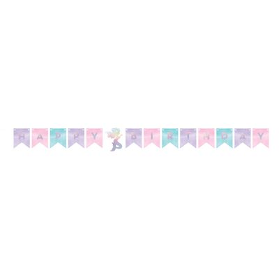 Mermaid Shimmer Happy Birthday Banner – 5.37 ft