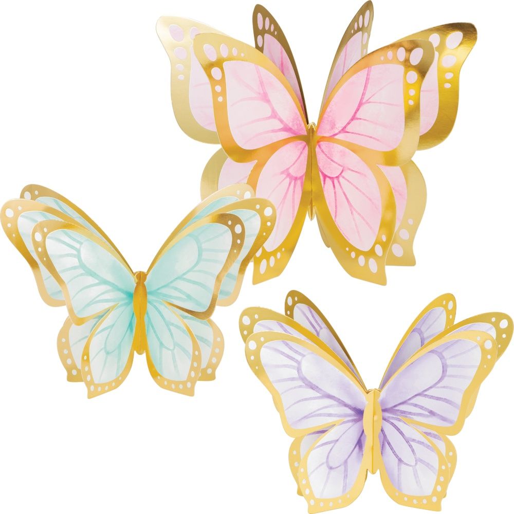 Butterfly Shimmer Centerpieces – 3ct