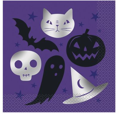 Spellbound Halloween Luncheon Napkins 20ct – Foil Stamped