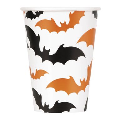 Happy Haunting Halloween 12oz Paper Cups – 6ct
