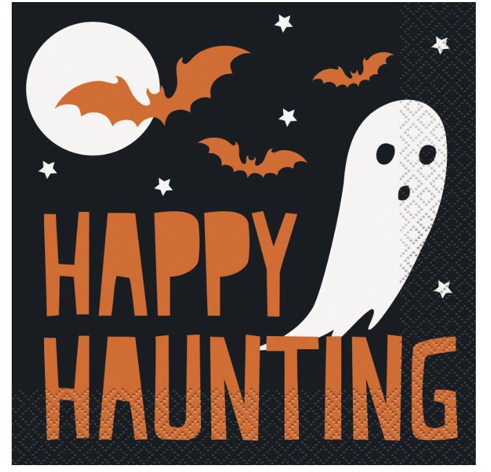Happy Haunting Halloween Luncheon Napkins 16ct