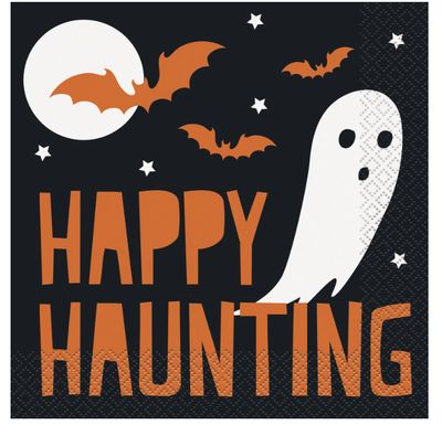 Happy Haunting Halloween Luncheon Napkins 16ct