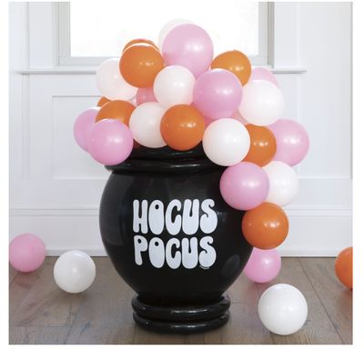 Groovy Halloween “Hocus Pocus” Witch Cauldron Standing Latex Balloon Kit