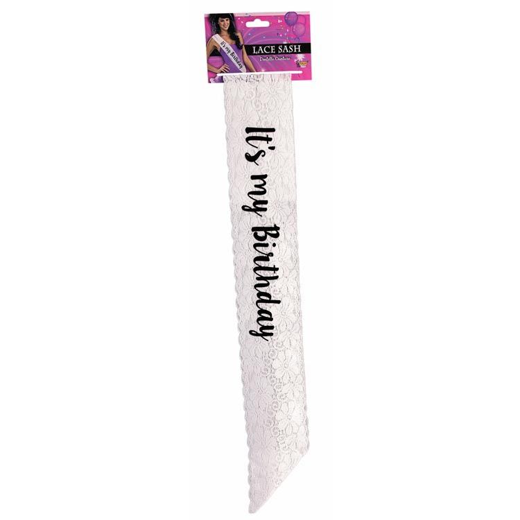 It’s My Birthday Lace Sash