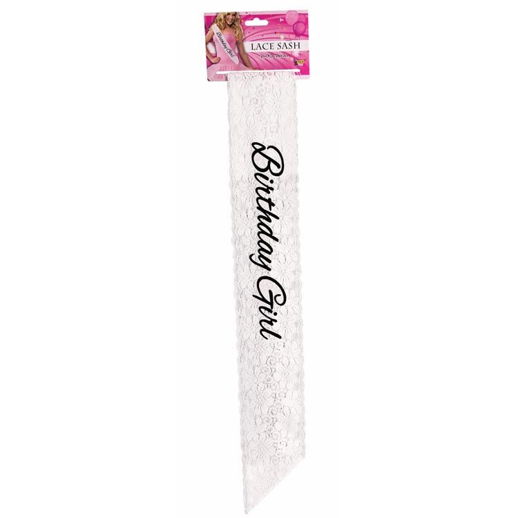 Birthday Girl Lace Sash