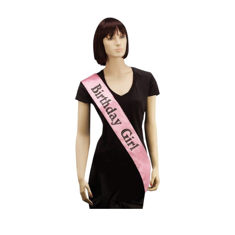 Birthday Girl Satin Sash