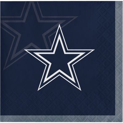 Dallas Cowboys Beverage Napkins – 16ct, 2-Ply