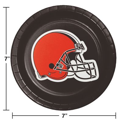 Cleveland Browns 8.75" Paper Plates – 8ct