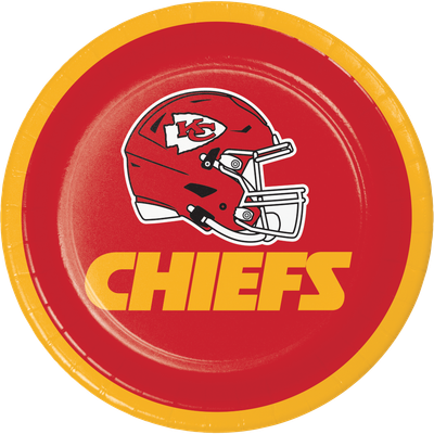 Kansas City Chiefs 6 7/8&quot; Paper Plates – 8ct