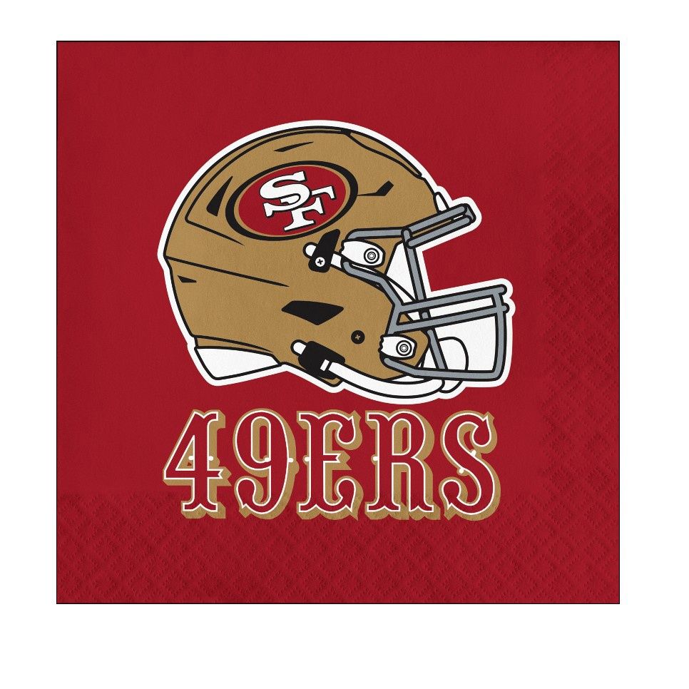 San Francisco 49ers Lunch Napkins 2-Ply – 16ct