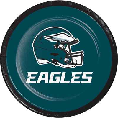 Philadelphia Eagles 7&quot; Dessert Plates – 8ct