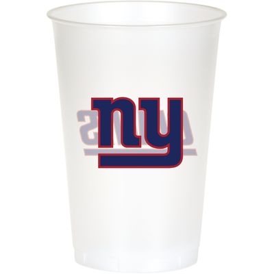 New York Giants 20oz Plastic Cups – 8ct