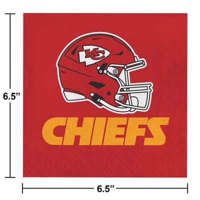 Kansas City Chiefs Lunch Napkins 2-Ply – 16ct