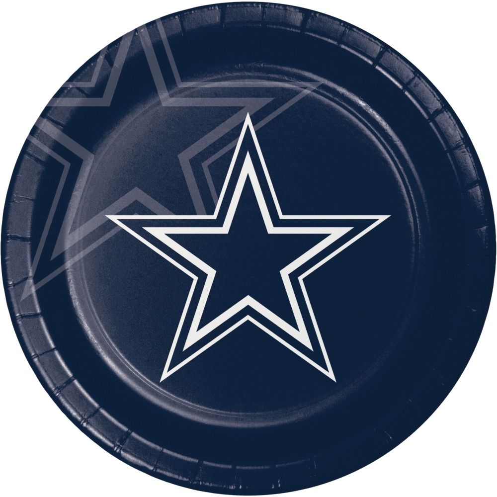 Dallas Cowboys 9&quot; Dinner Plates – 8ct